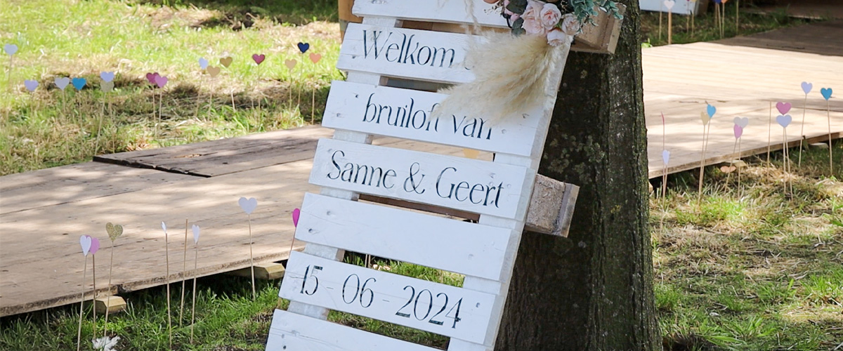 Trouwfilm Sanne & Geert